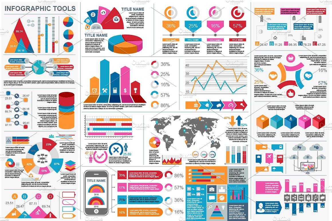 Set of Infographic Elements