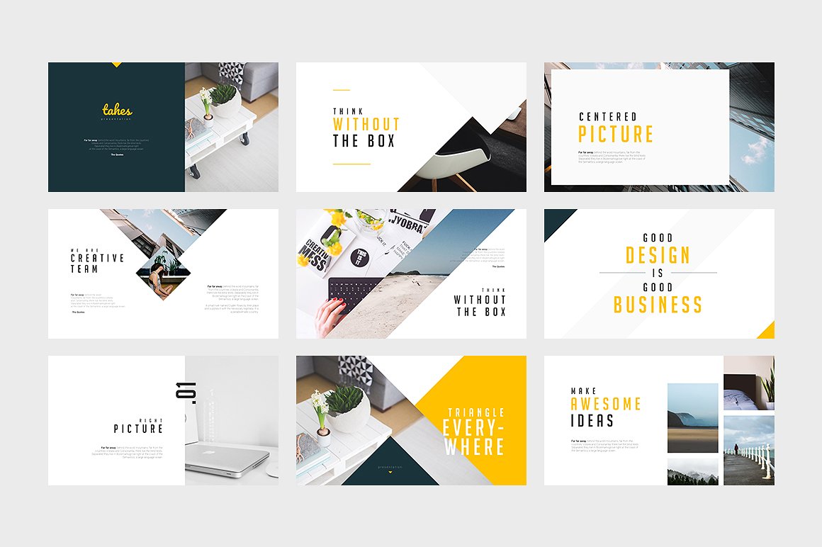 Tahes PowerPoint Template