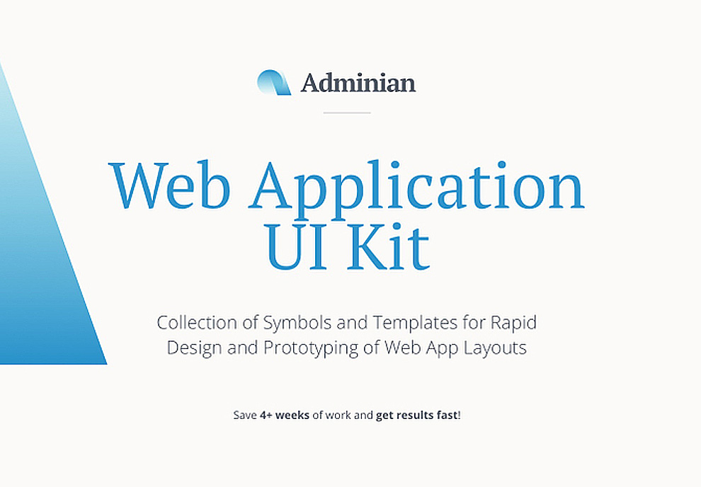 Web App应用程序快速原型设计UI工具包Adminian