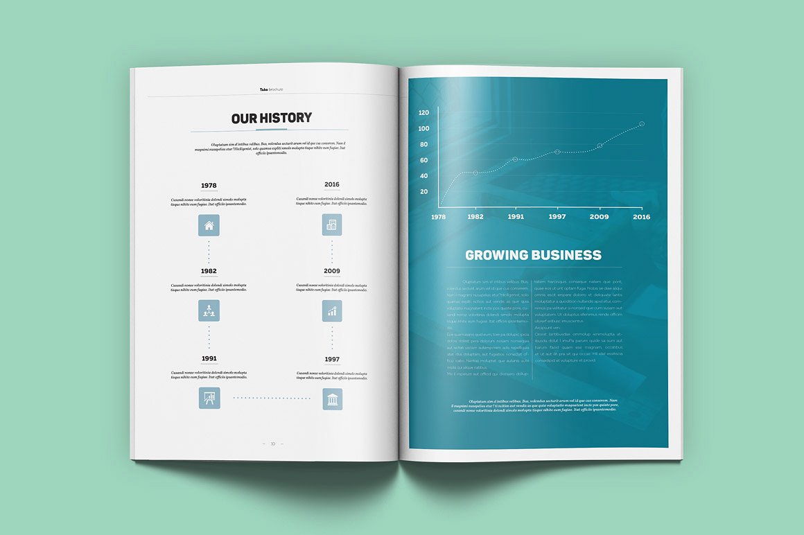 企业画册设计模板Tako Company Profile