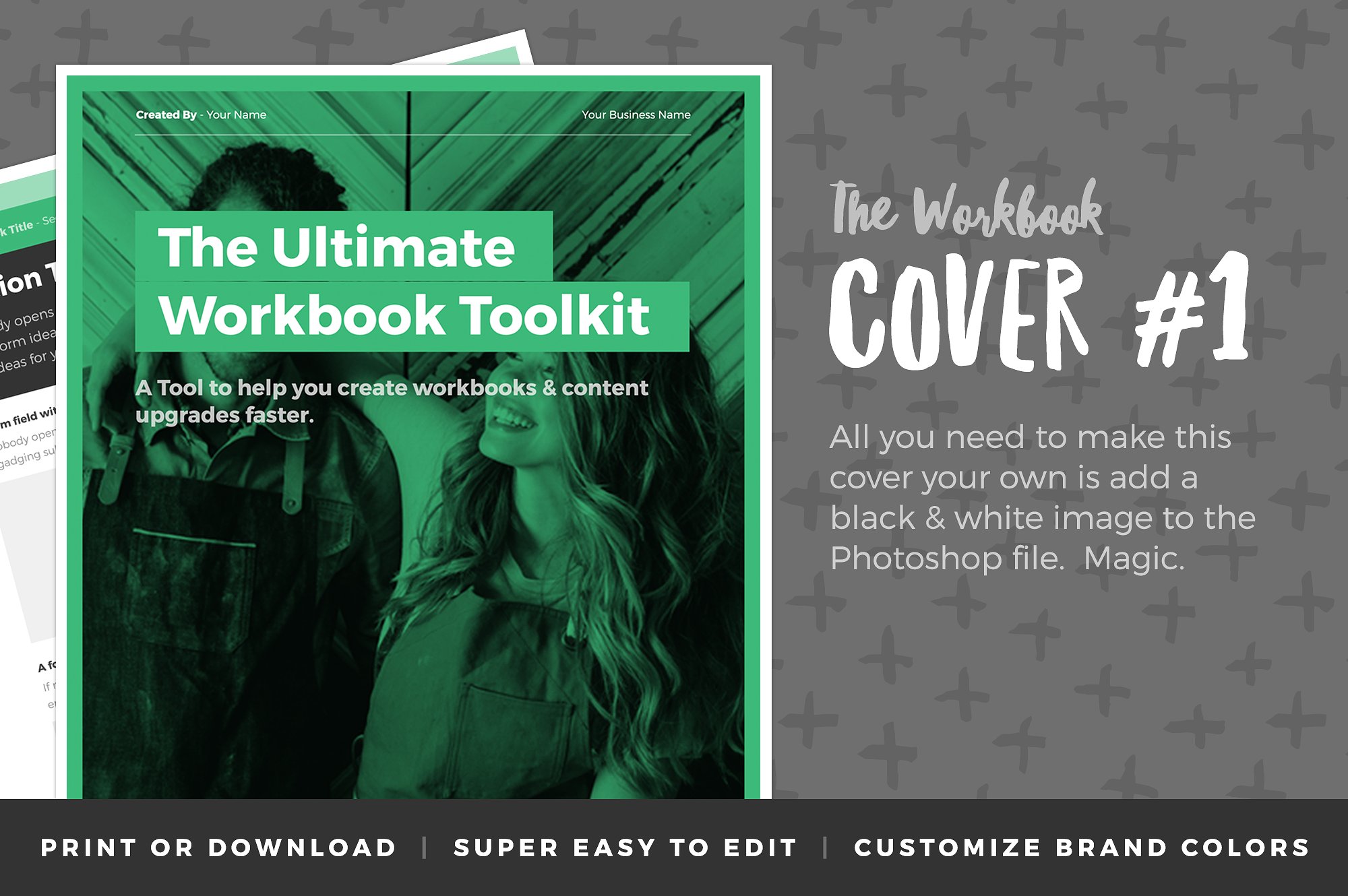 A4纸合同协议设计模板Workbook Toolkit Vo
