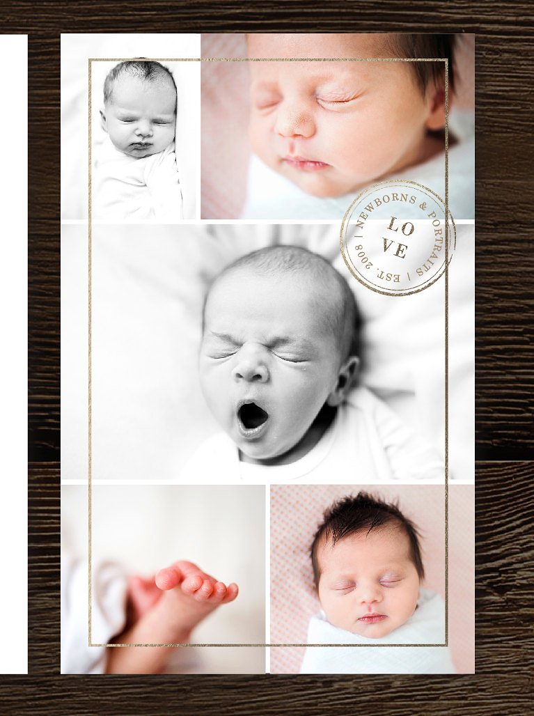 新生婴儿设计模板Photography Pricing Te
