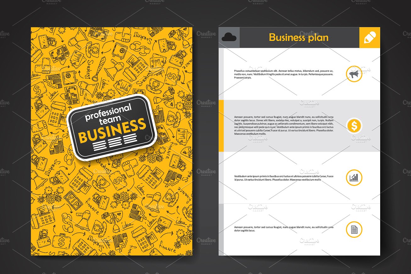 企业商务封面设计模板Business template