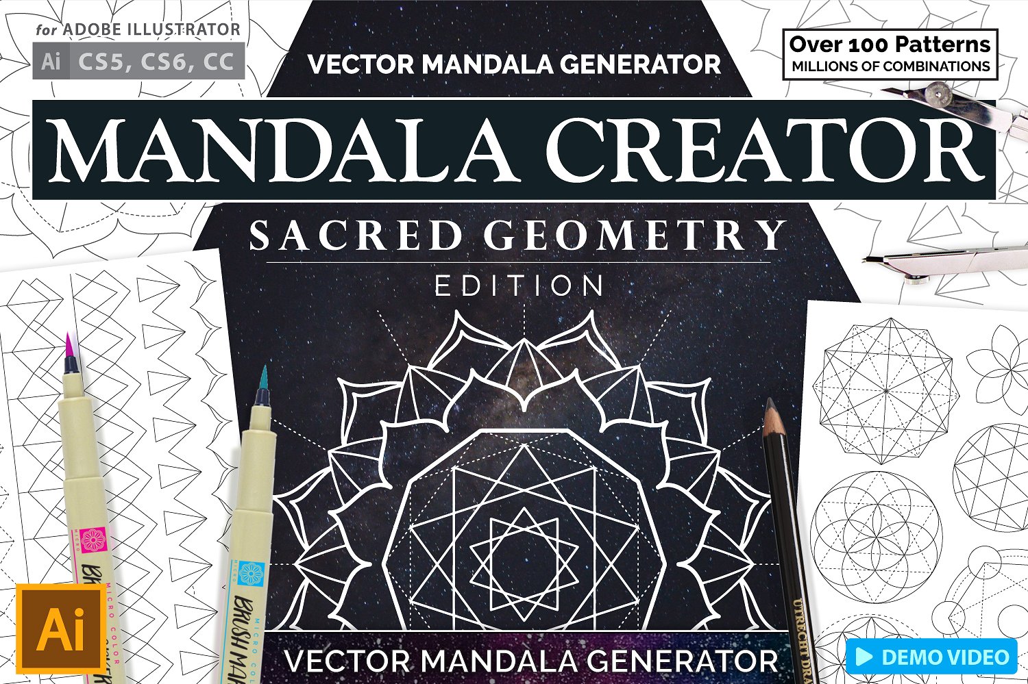 Sacred Geometry Mandala Creato