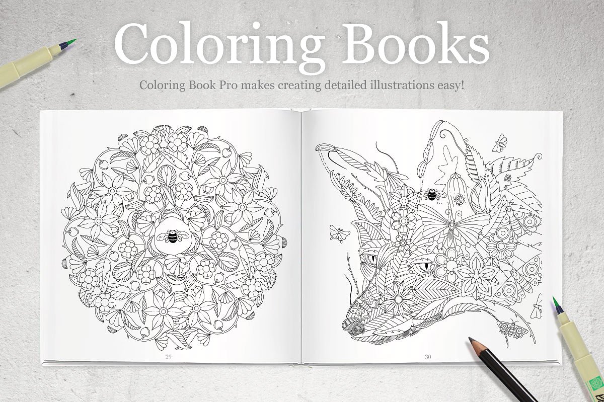 Coloring Book Pro - Garden Edi