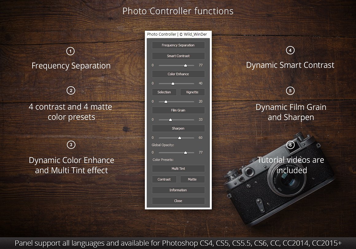 Photo Controller Photoshop Pan