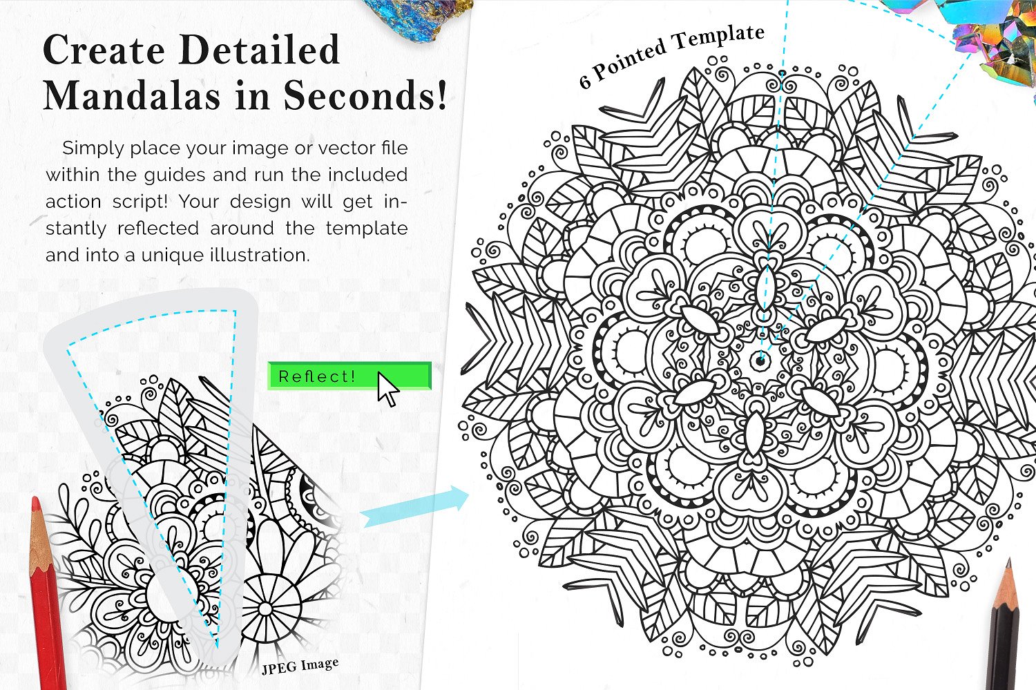 Vector Kaleidoscope for Adobe