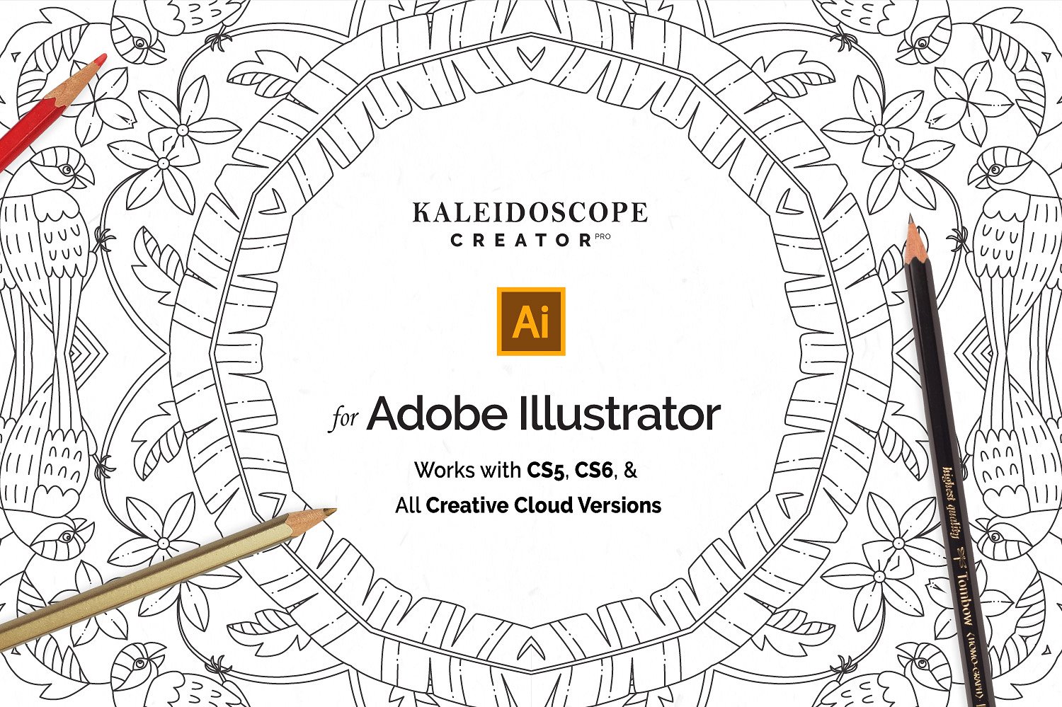 Vector Kaleidoscope for Adobe