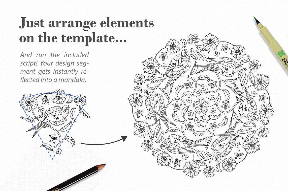 Jungle Vector Mandala Creator