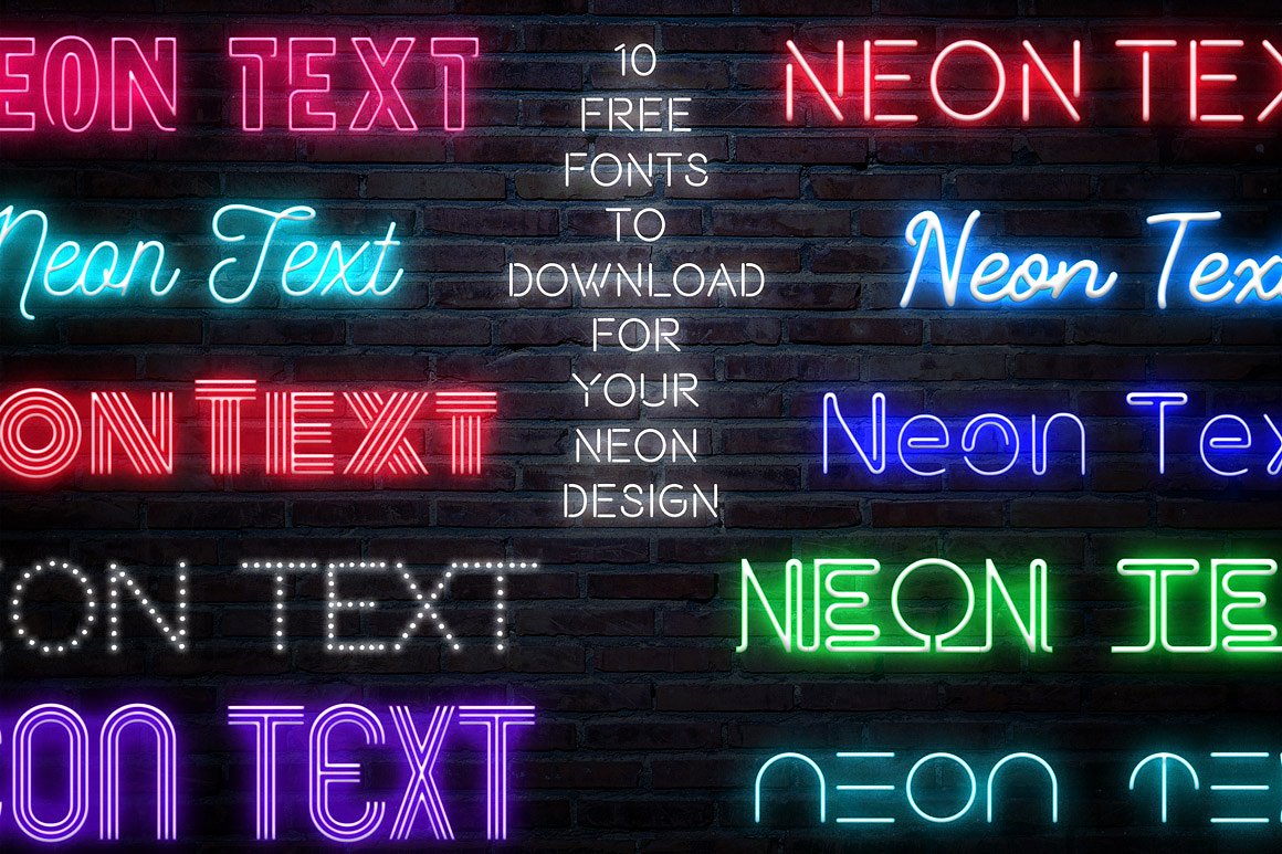 霓虹灯效果PSD模板Neon Effect Toolkit