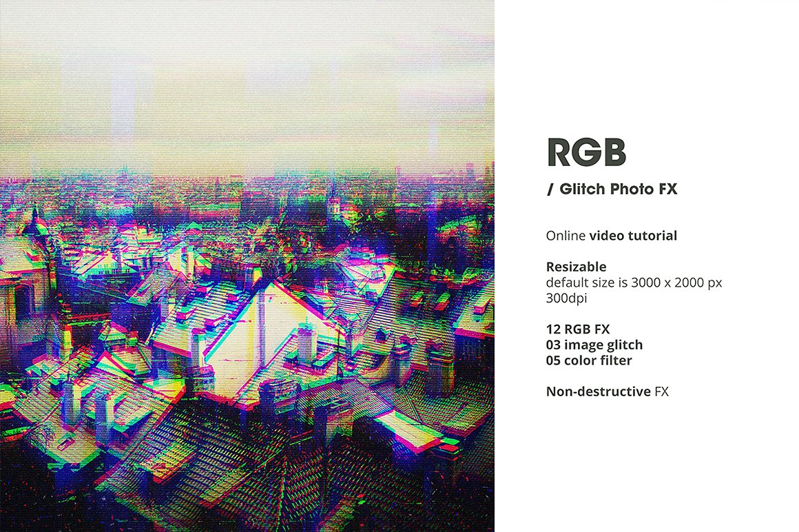 RGB / Glitch Photo FX 一款超多特效的故