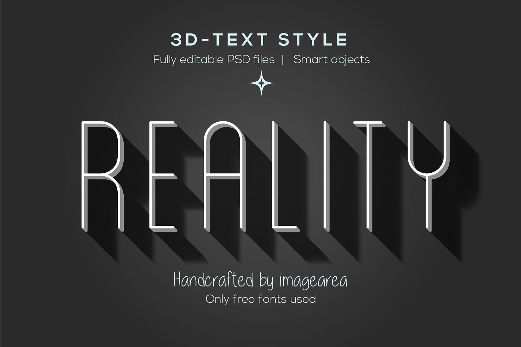 3D文字效果Amazing 3D Text Styles