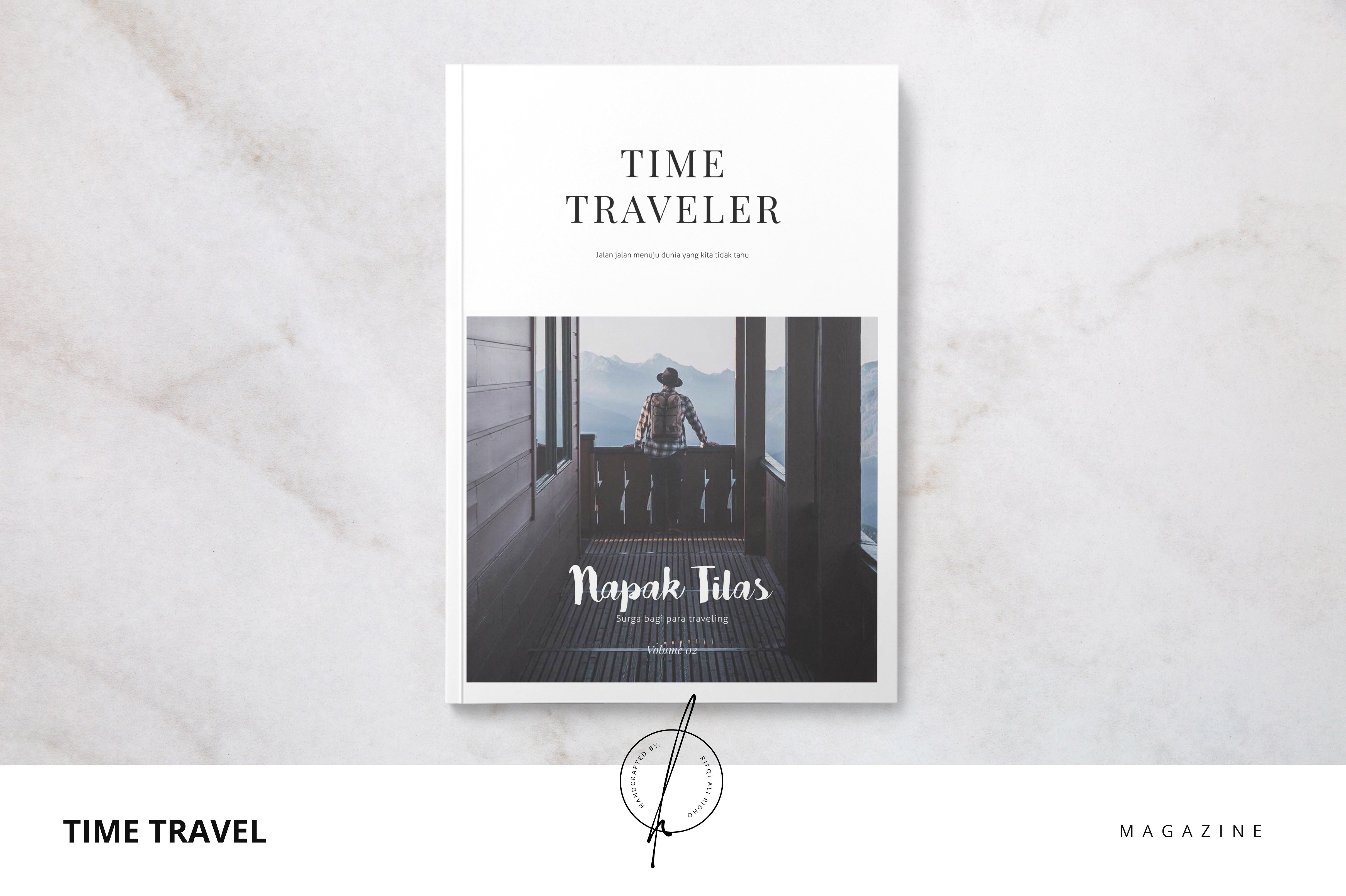 时间旅行者杂志设计模板Time Traveler Magaz