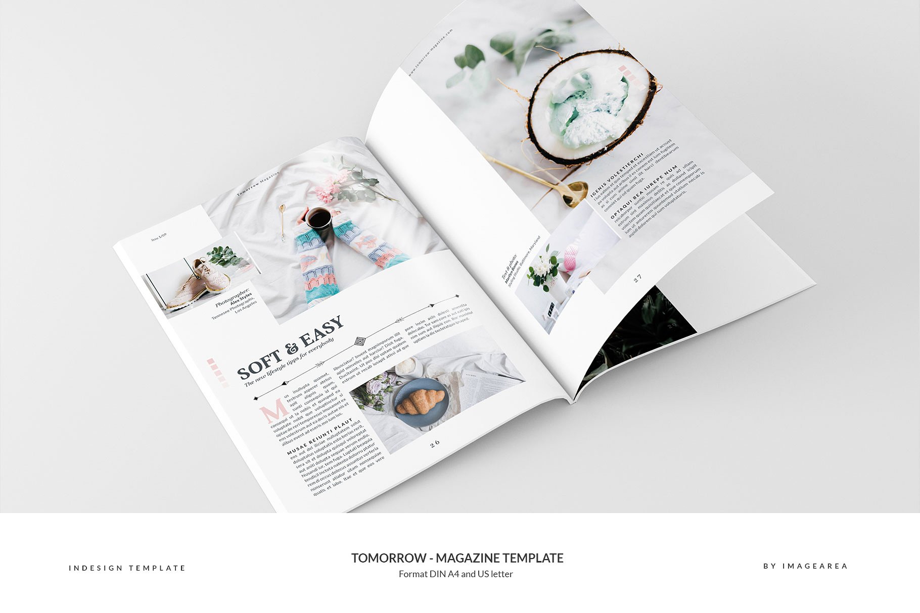 创意旅行杂志设计模板Tomorrow - Magazine