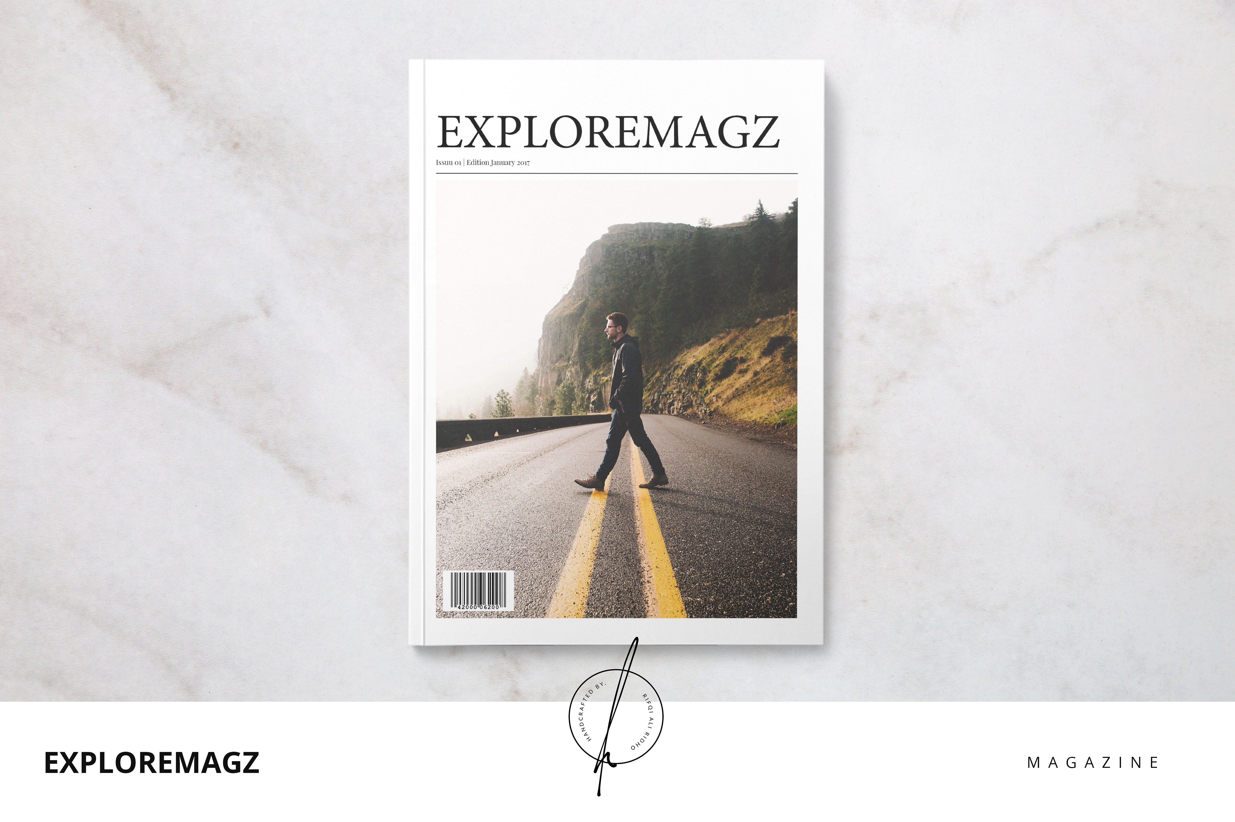 户外旅行杂志设计模板Exploremagz Magazine