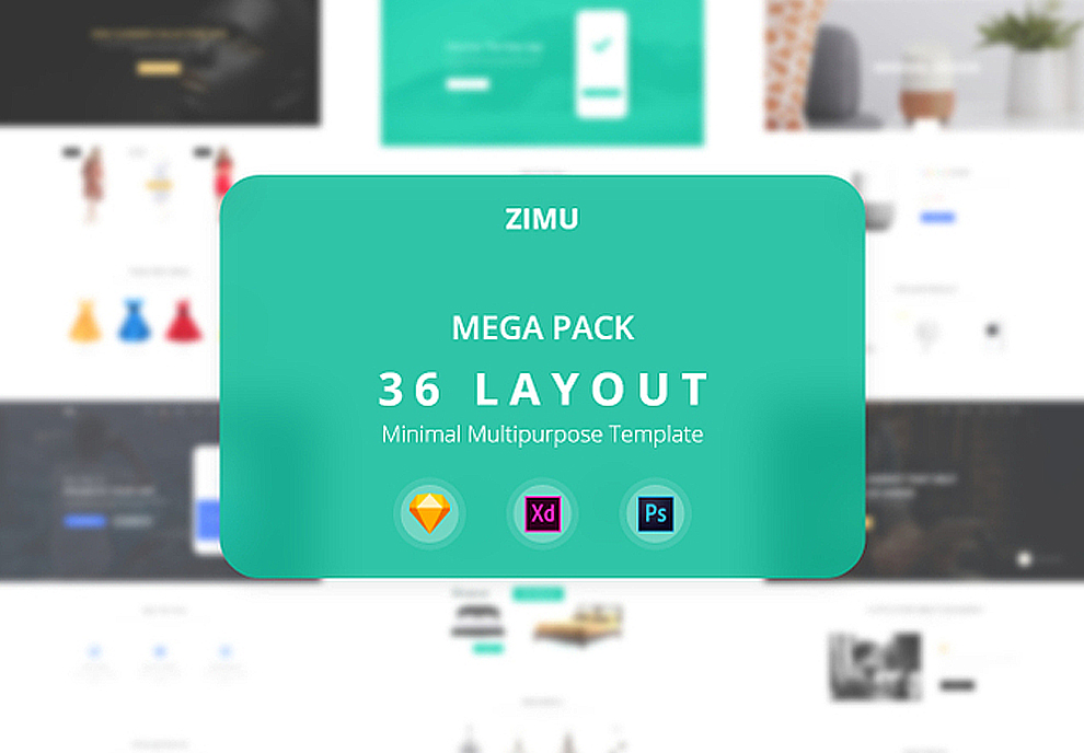 多用途极简主义家居装饰电子商务企业公司宣传推广网页模板ZIM