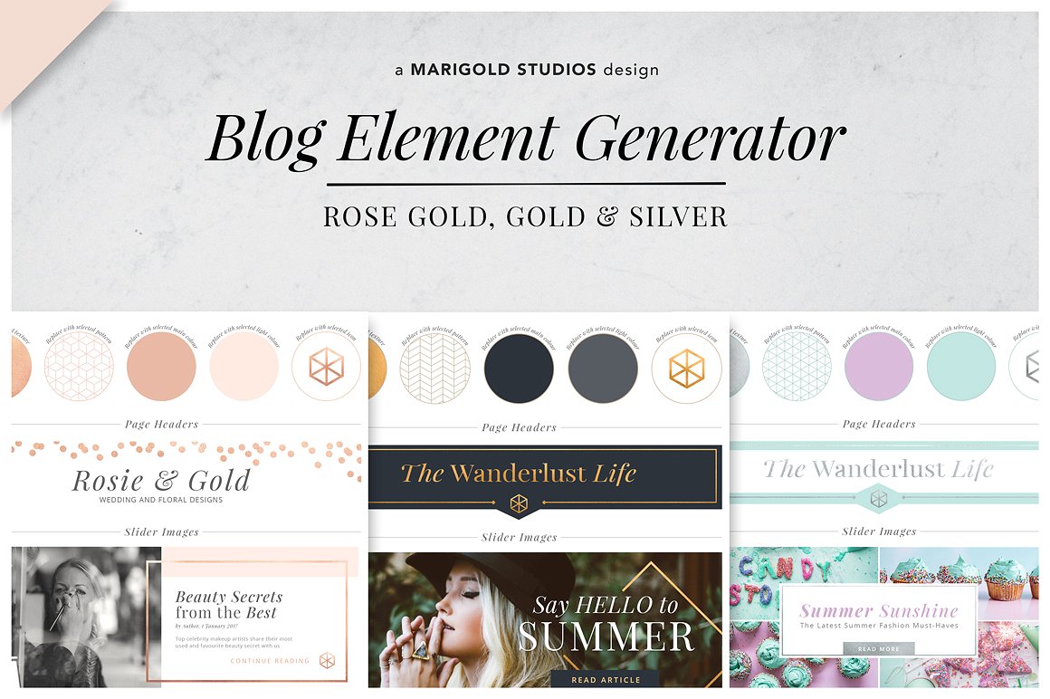 Blog Element Generator