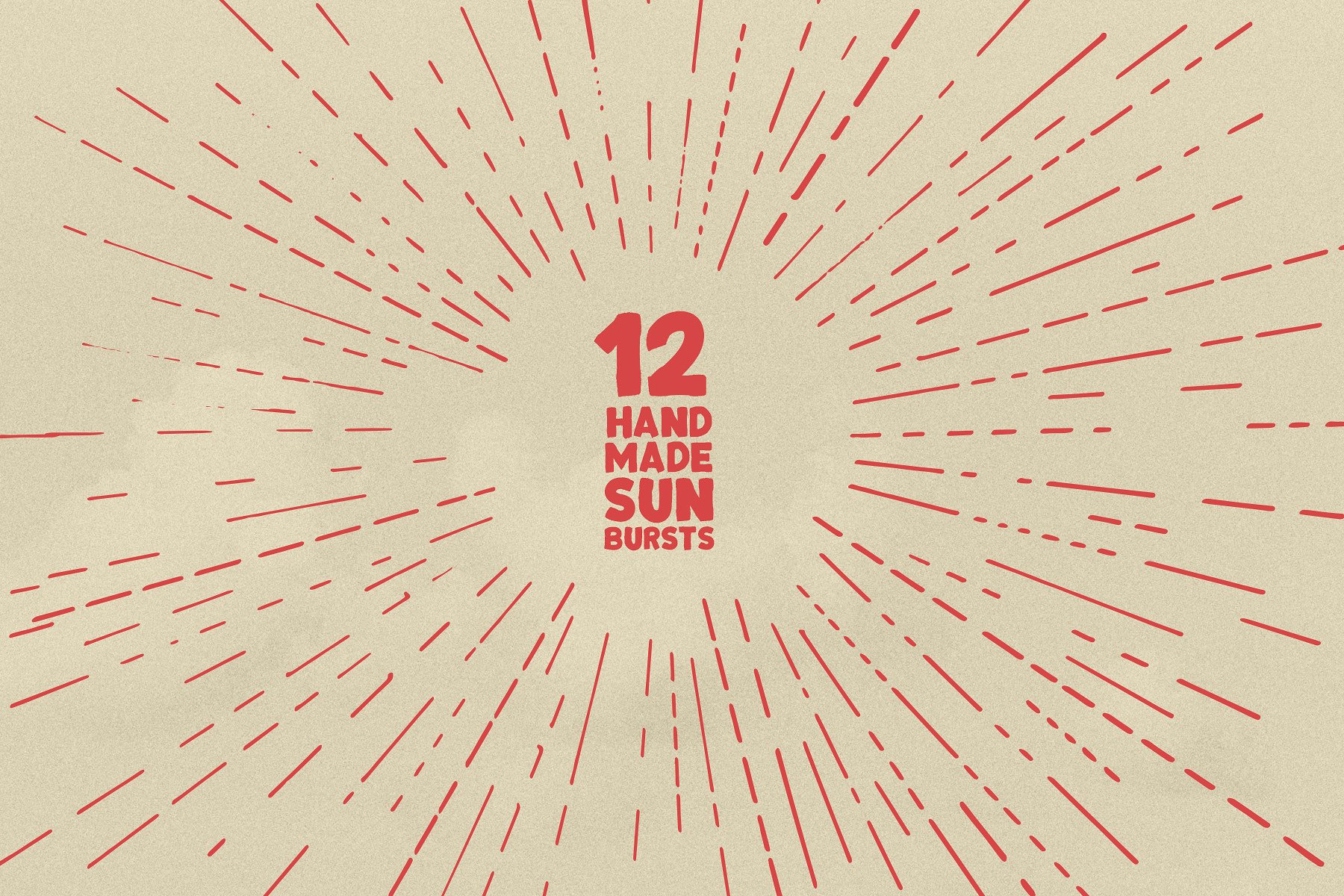 12 Handmade Sunbursts