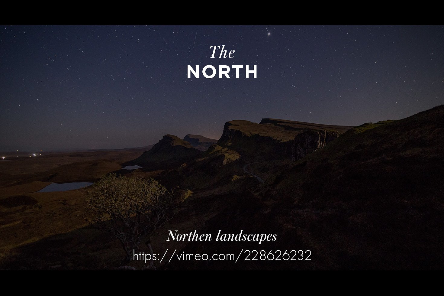 户外拍摄照片设计素材The North - timelaps