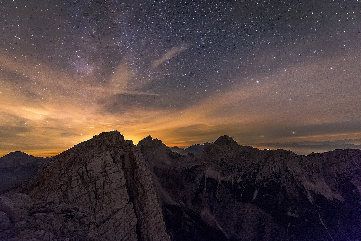 星空设计背景4K Time-lapse of Milky W