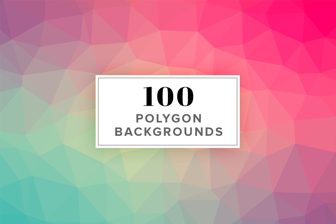 多边形设计背景*SALE* 100 Polygon Back