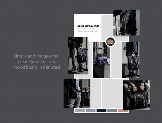 时尚社交媒体心情故事分享广告图排版PSD设计素材Instag
