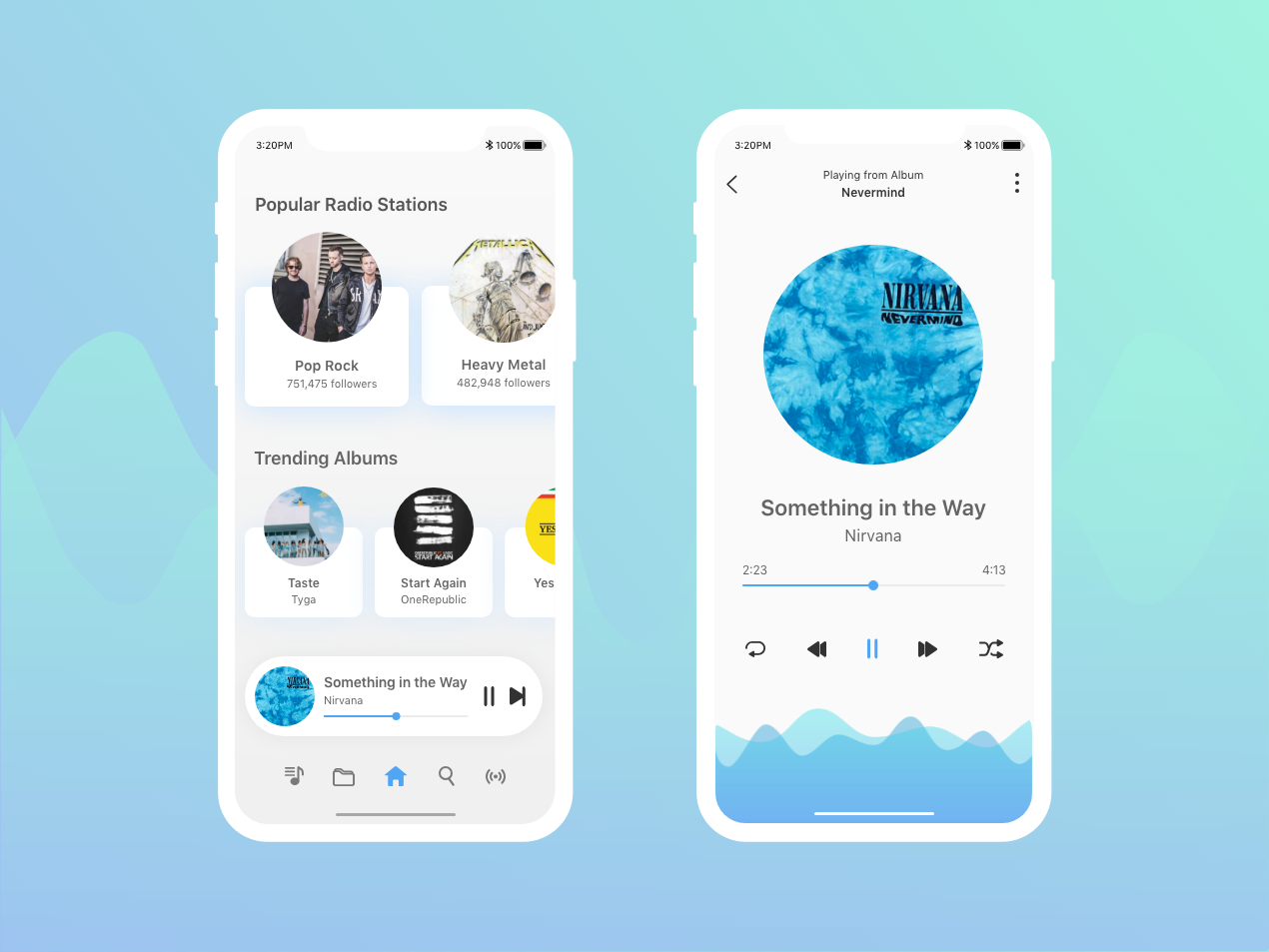 音乐APP概念设计 Music App Concept 每日