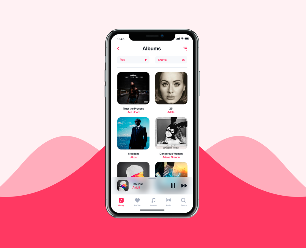 Apple Music iOS Concept 二次设计源文