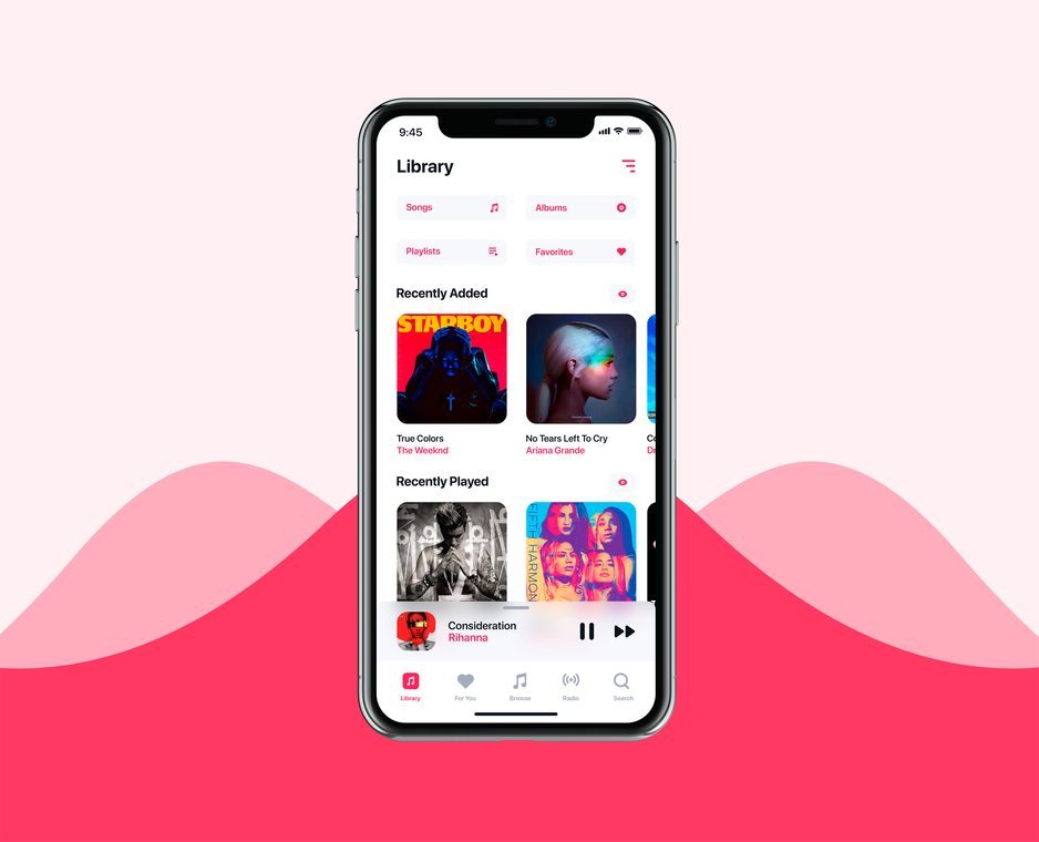 Apple Music iOS Concept 二次设计源文