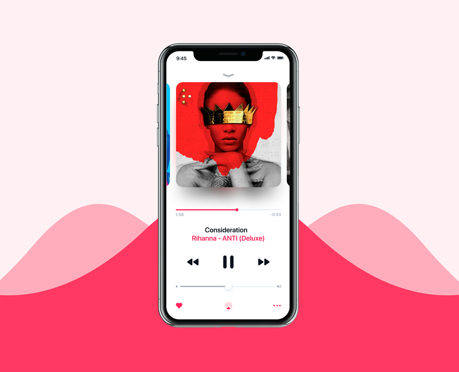 Apple Music iOS Concept 二次设计源文