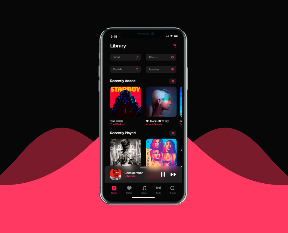 Apple Music iOS Concept 二次设计源文