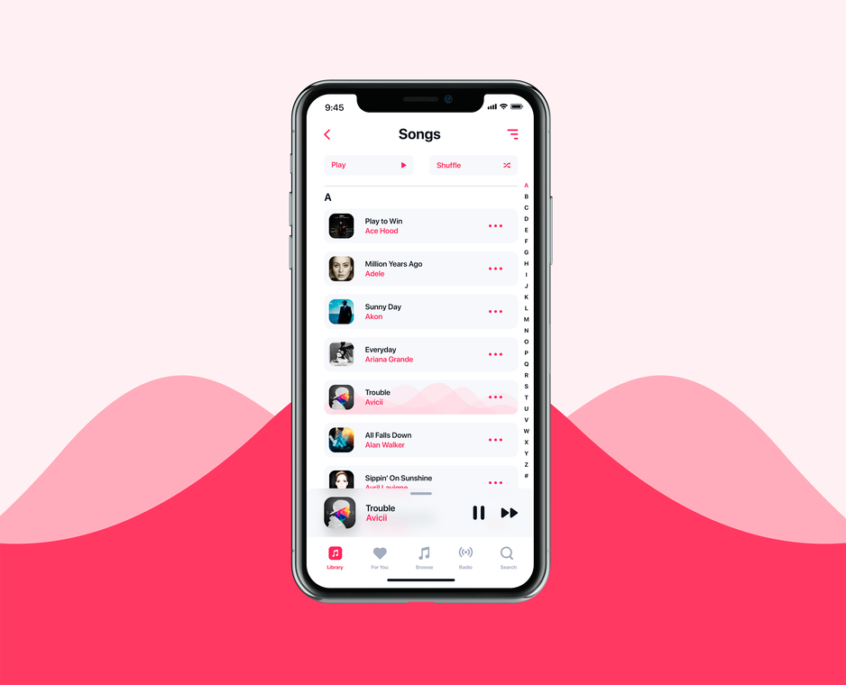 Apple Music iOS Concept 二次设计源文