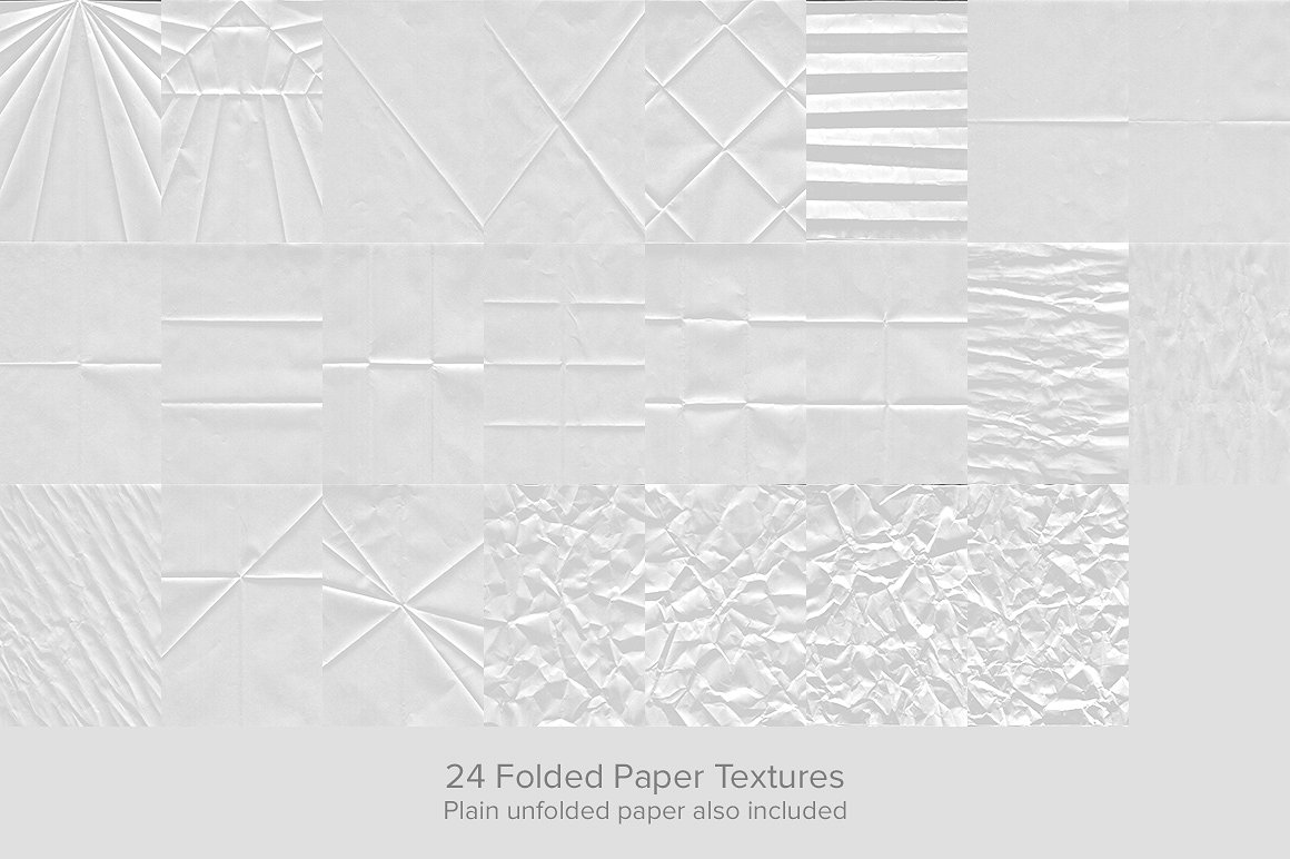 叠加折纸纹理设计素材24 Folded Paper Over