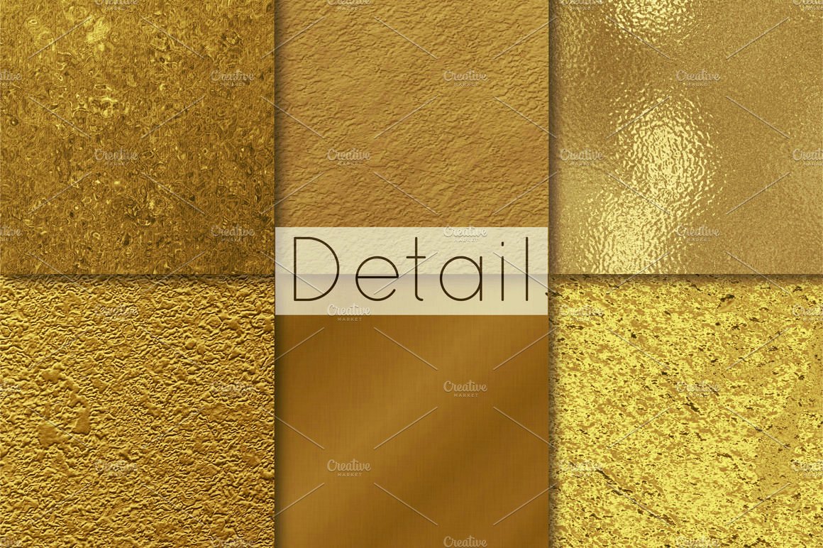 奢华金色设计背景28 Gold Foil Textures