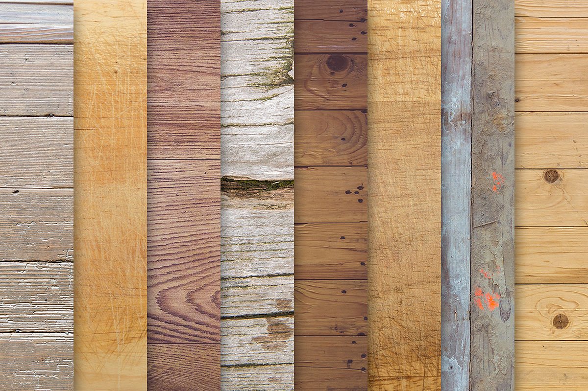 木质纹理设计背景Wood Bundle - Wooden T