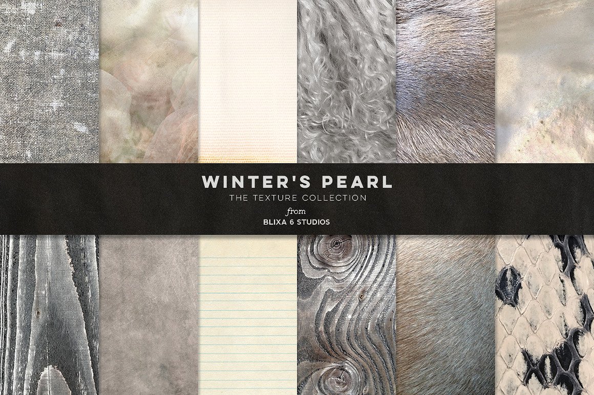 自然纹理设计素材Winter-#039;s Pearl Na