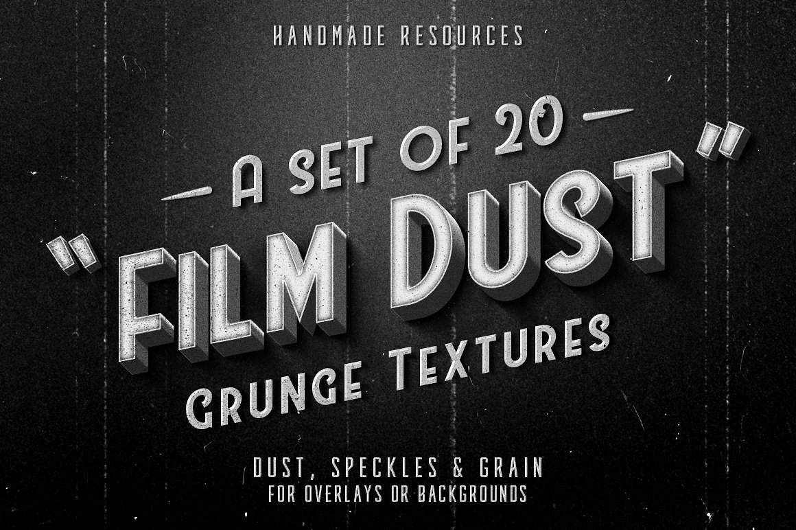 电影尘埃纹理设计素材Film Dust grunge tex
