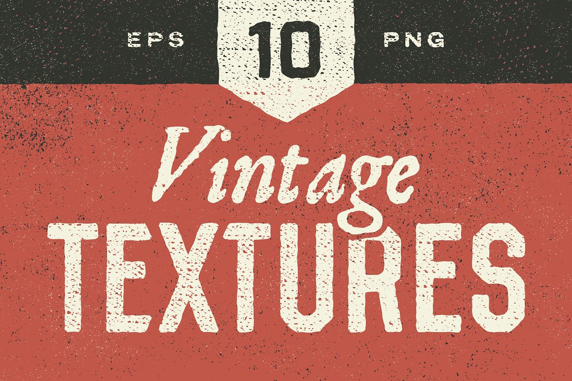 复古半色调纹理设计素材Vintage Textures -