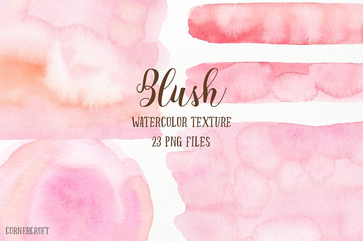 粉红色水彩素材设计素材Watercolor Texture