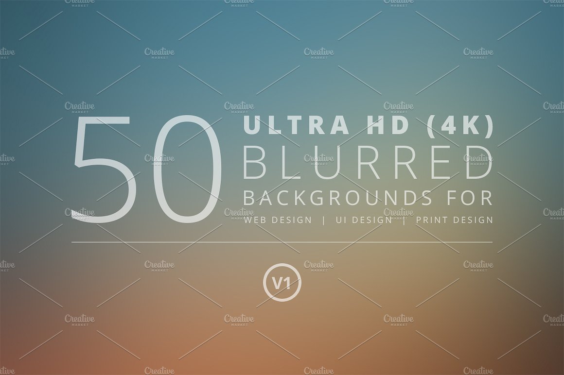 高清模糊设计背景50 Ultra HD Blurred Ba