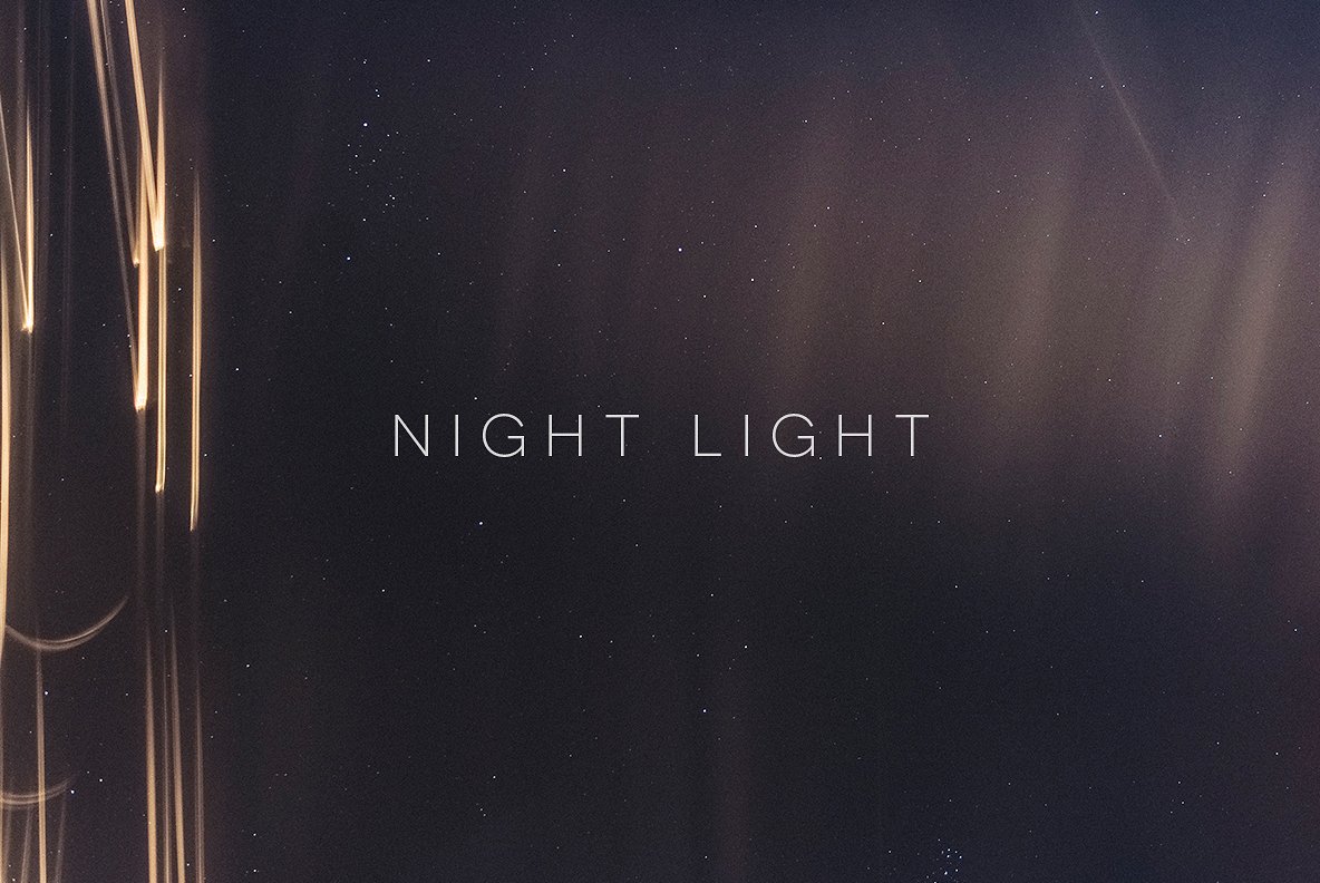 夜晚光效设计素材Night Light #1926992