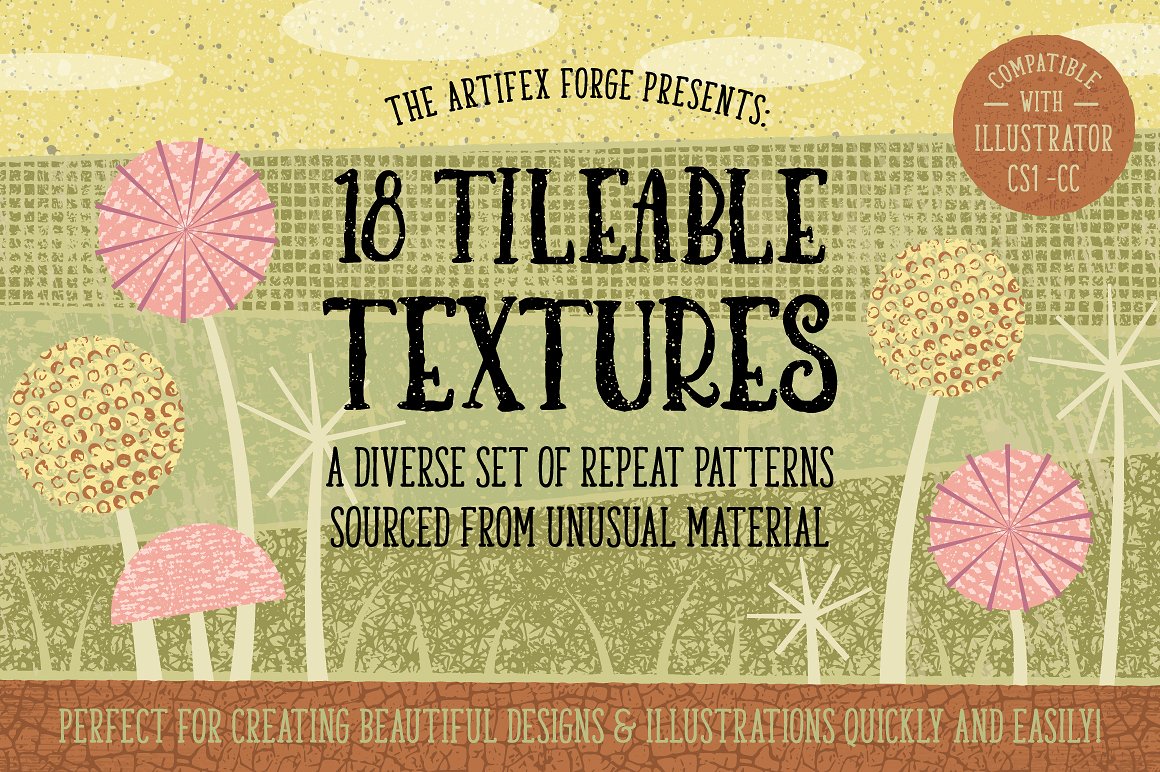 复古纹理设计素材Tileable Texture - Rep