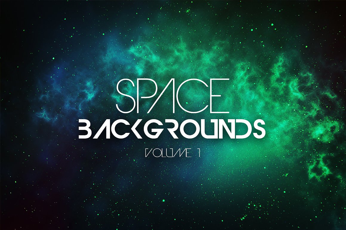 水彩星空设计背景Space Background Vol.1