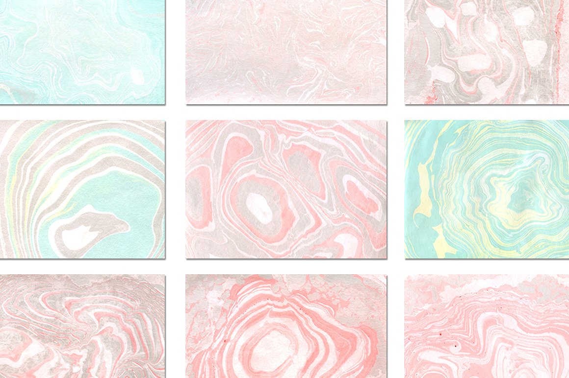 抽象艺术油彩纹理设计素材25 Gentle Marble T