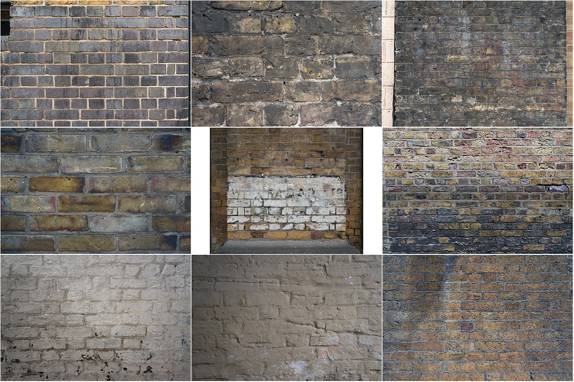 砖墙图案设计素材Bricktop 50 brick wall