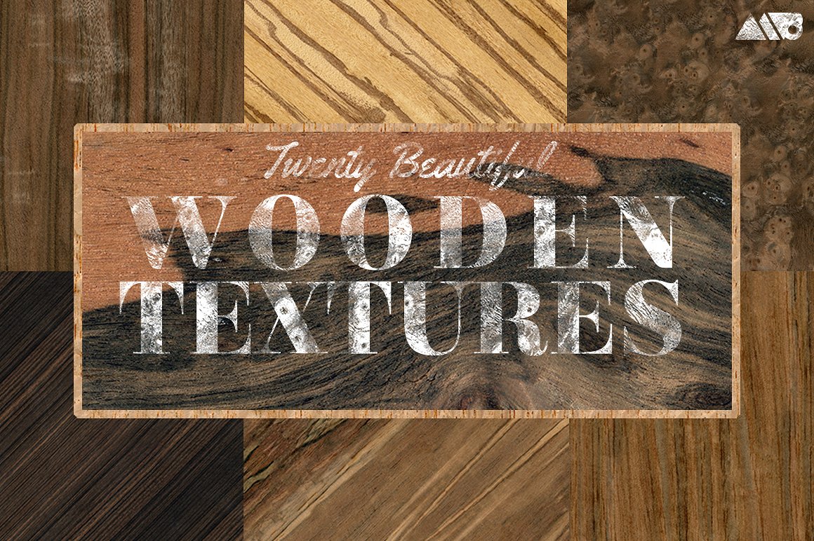 高品质木质纹理设计背景20 Wood Textures Pa