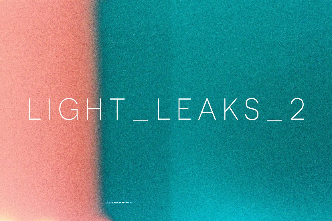 抽象复古色调漏光设计背景Light Leaks_2