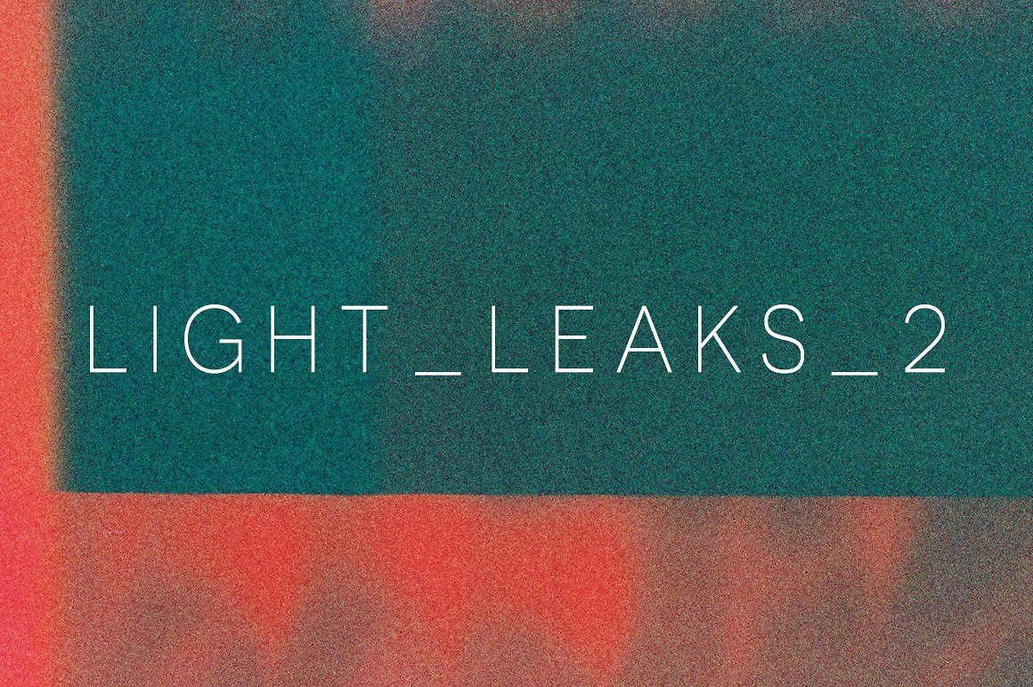 抽象复古色调漏光设计背景Light Leaks_2