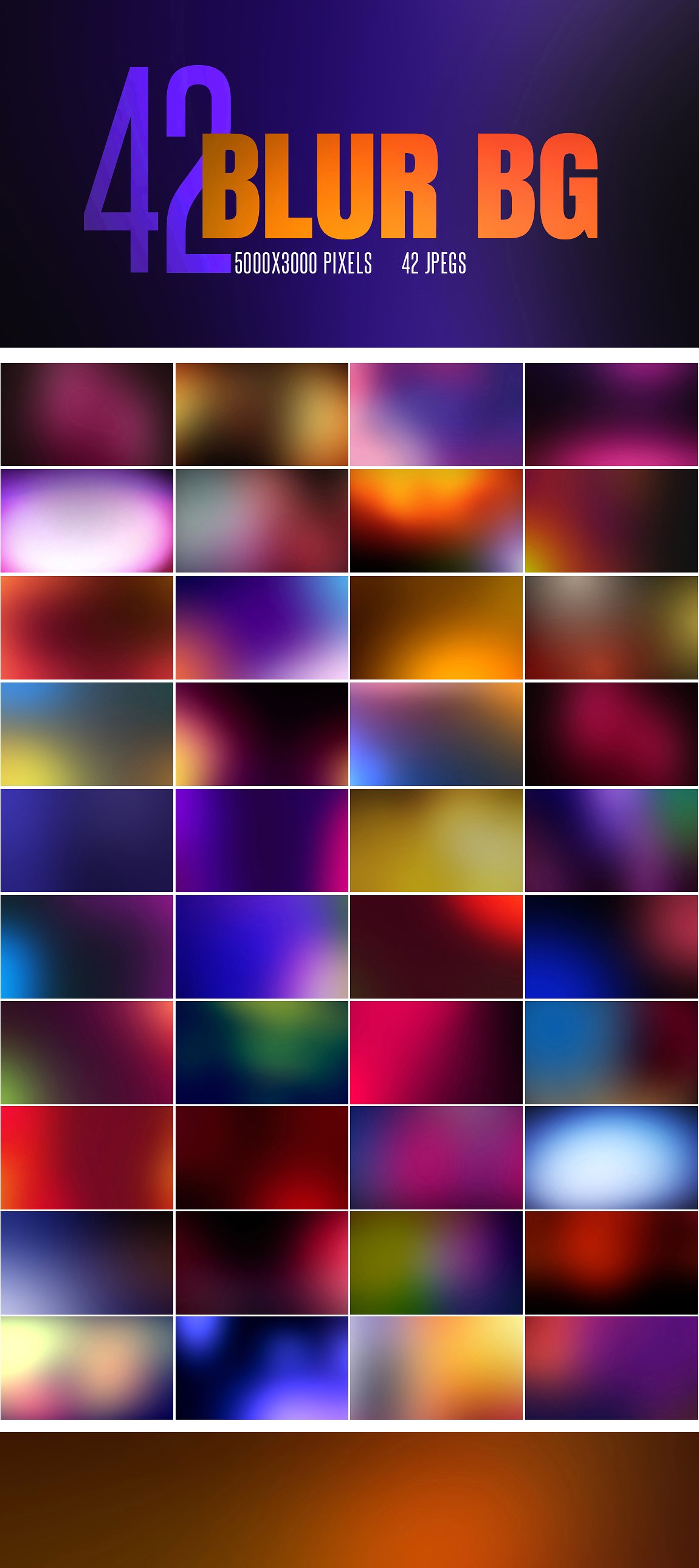 42款模糊设计背景42 Blur Backgrounds