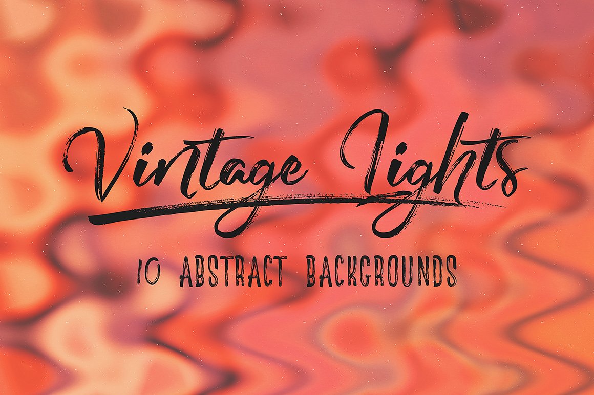 Vintage Lights: Abstract Backg